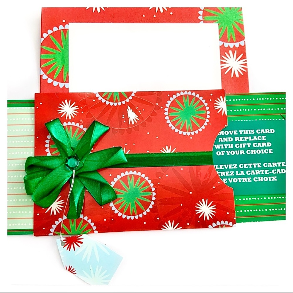 🆕 2x MERI MERI Holiday Decorated Gift Card Slide Out Set w/Great Details! NWT
